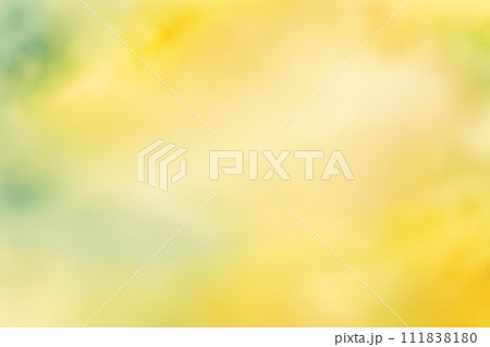 Abstract Gradient Smooth Blurred Watercolor Yellow Background Image 111838180