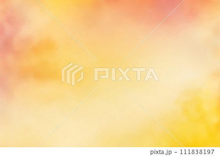 Abstract Gradient Smooth Blurred Watercolor Yellow Background Image 111838197