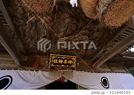 神崎神社の龍の彫刻 神崎神社の龍の彫刻 111840105