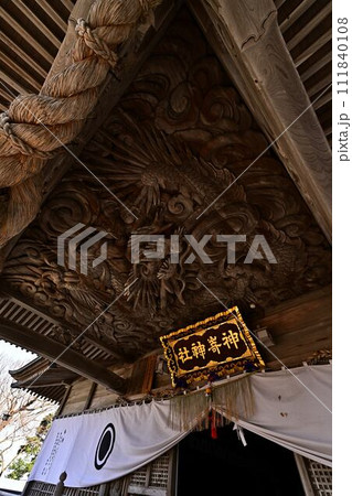 神崎神社の龍の彫刻 神崎神社の龍の彫刻 111840108