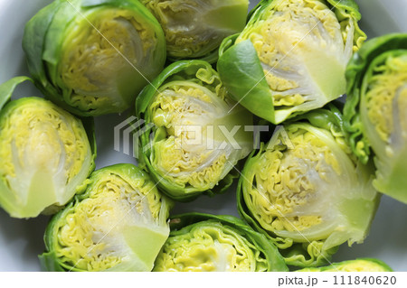 芽キャベツ　　俯瞰 111840620