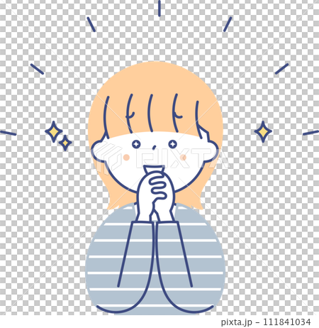 Illustration of a happy woman 1 Illustration of a happy woman 1 111841034