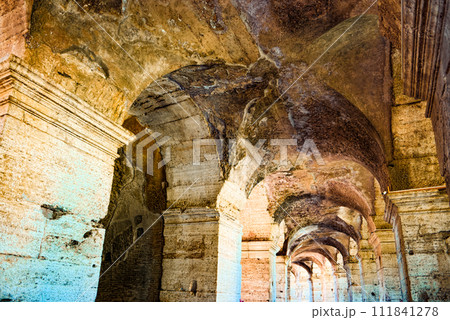 Coliseum. Ancient, beautiful, incredible Rome. 111841278