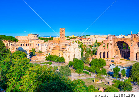 Roman Forum. Ancient, beautiful, incredible Rome. Roman Forum. Ancient, beautiful, incredible Rome. 111841298