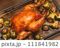 家庭料理のローストチキン 111841982