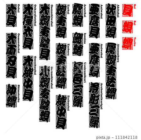 貝 唄 バイ ばい Bai  Japanese ivory-shell ローマ字 1 111842118