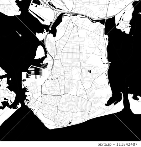 Map of Portsmouth, England 111842487