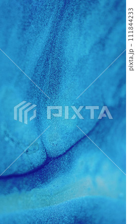 Paint spill glitter ink flow blue sparkling fluid Paint spill glitter ink flow blue sparkling fluid 111844233