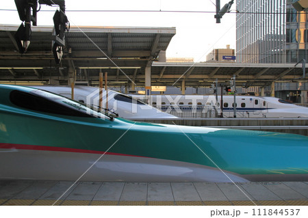 東京駅に停車中の新幹線 東京駅に停車中の新幹線 111844537