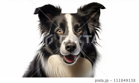 ボーダー・コリー image of Border Collie No1-18のイラスト素材