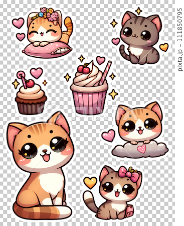 cat, cartoon, character 111850795