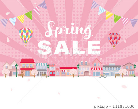 スプリングセール　広告用素材 111851030