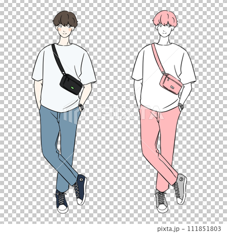 Tシャツ ジーンズ メンズファッション Tシャツ ジーンズ メンズファッション 111851803