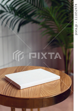 Blank book cover template, book mockup Blank book cover template, book mockup 111852474