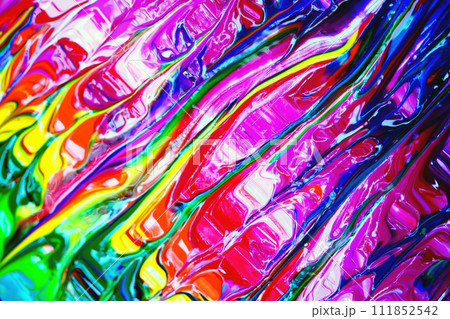 Vivid colors abstract background, bright trending colors palette pattern 111852542