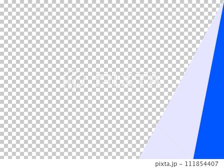Simple triangular background bicolor blue 111854407