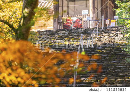 秋の京都　高雄山神護寺　楼門 111856635