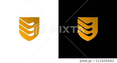 Golf safety logo design unique and modern 111856862