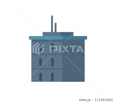 Skyscraper vector illustration. High-rise residential structures redefine cityscape with their contemporary facade Skyscraper concepts fuel ongoing evolution architectural ingenuity 111861682