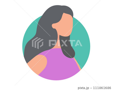 Person icon vector illustration. Faces are windows to soul, revealing emotions and thoughts individual Personal experiences shape and define persons unique identity and perspective Everyone 111861686