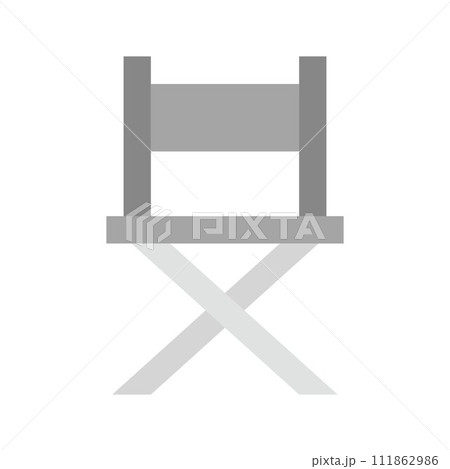 Director Chair icon vector image. 111862986