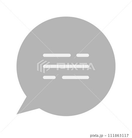 Chat Bubble icon vector image. Chat Bubble icon vector image. 111863117