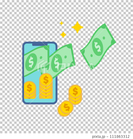 Earn money with your smartphone 111863312