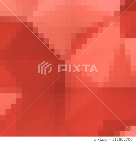 Red pixel background. Design element....のイラスト素材 [111863700] - PIXTA