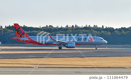 ジェットスターA321neo十余三タキシング ジェットスターA321neo十余三タキシング 111864479
