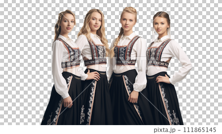 ノルウェーの女性 111865145