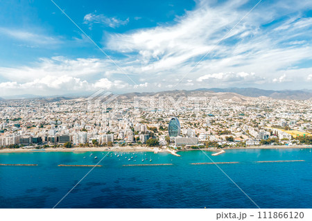 View over the skyline of Limassol. Cyprus 111866120