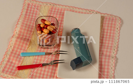 Eating Medication Eating Medication 111867065