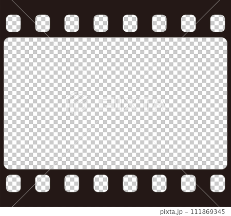 シンプルなフィルムのイラスト シンプルなフィルムのイラスト 111869345