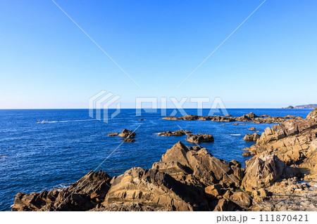 江須崎島からの朝風景　和歌山県すさみ町 111870421
