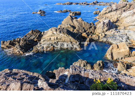 江須崎島からの朝風景　和歌山県すさみ町 111870423