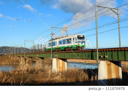 【福井鉄道】朝の770形(福武線:サンドーム西〜家久) 【福井鉄道】朝の770形(福武線:サンドーム西〜家久) 111870978