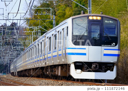 総武線:四街道~物井を走るE217系 総武線:四街道~物井を走るE217系 111872146