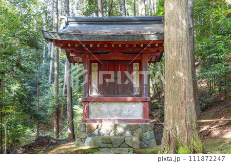 秋の京都高雄 神護寺 龍王堂 秋の京都高雄 神護寺 龍王堂 111872247