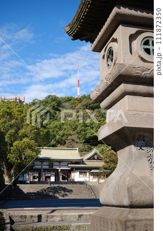 美しい照国神社の景色 111872350