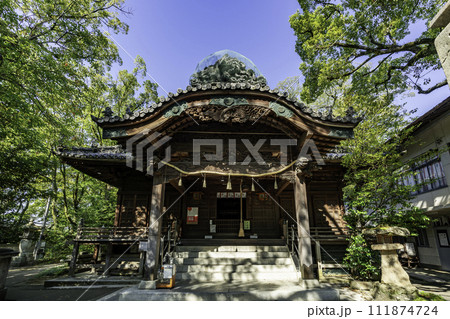 伊予三島　三島神社　拝殿　愛媛県四国中央市 111874724