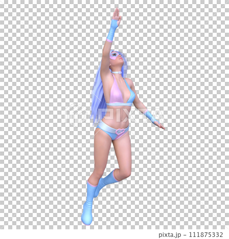 A woman in a bikini figure 111875332