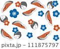 福井・若狭名物　サバのへしこと梅のパターン 111875797