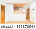 新築のカウンターキッチン 111876644