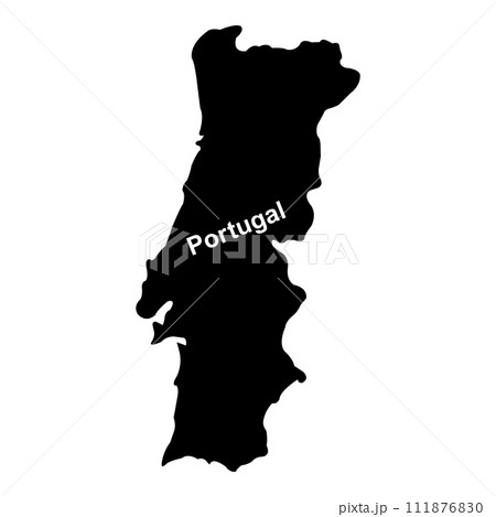 Portugal country map icon 111876830