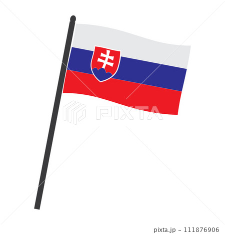 Slovakia state flag icon 111876906
