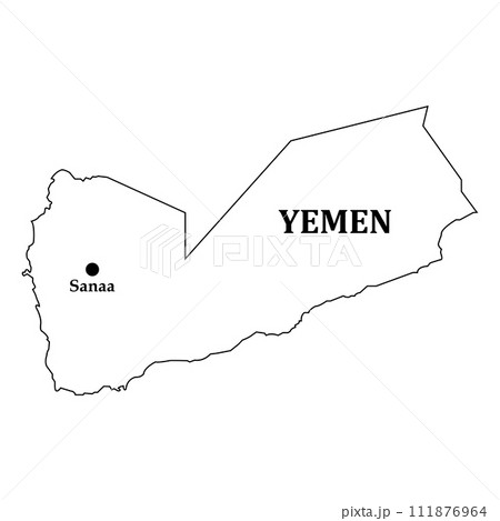 Yemen map icon Yemen map icon 111876964