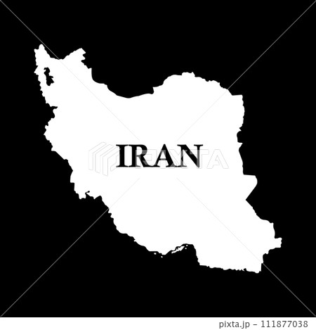 Republic of iran map 111877038