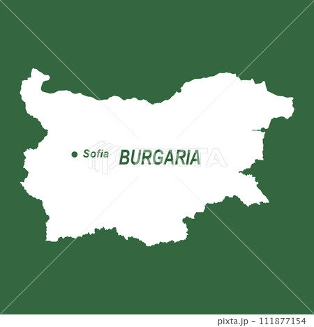 Bulgaria map icon 111877154