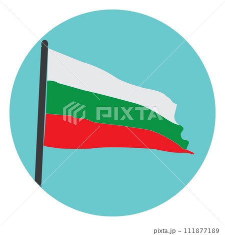Bulgarian flag icon Bulgarian flag icon 111877189