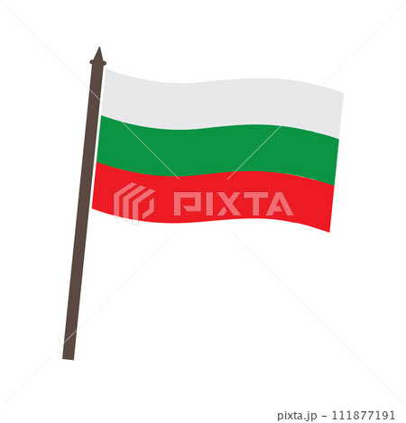Bulgarian flag icon 111877191